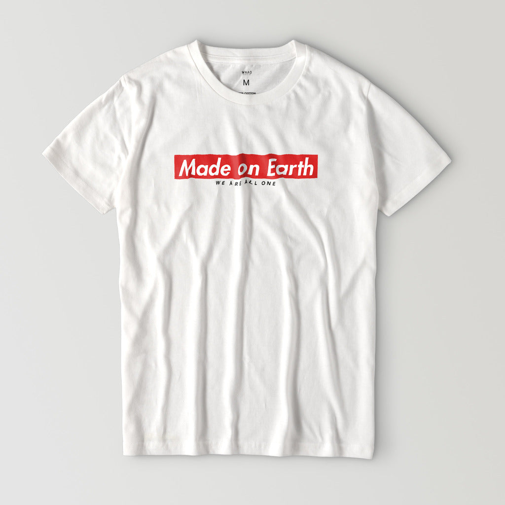 "Made on Earth" - ベーシックTシャツ