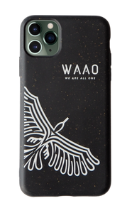 WAAO エコスマホケース - ブラック