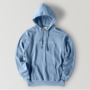 "We Are All One" Vintage Blue Hoodie