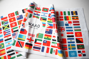 World Flags Lightweight Gym Towel