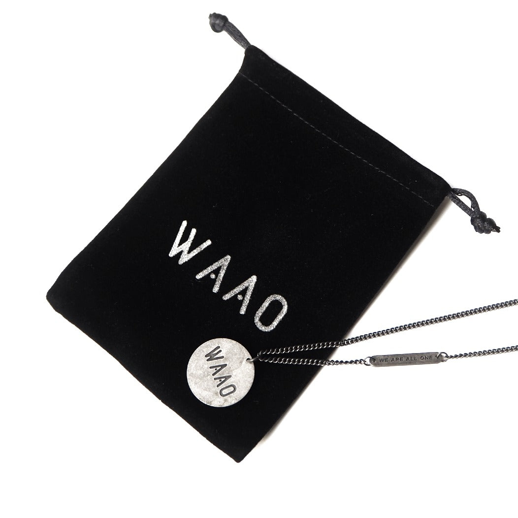 WAAO "Awareness" Necklace - Ancient Gray