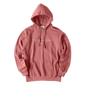 We Are All One Vintage Red Hoodie WAAO We Are All One