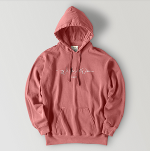 "We Are All One" Vintage Red Hoodie
