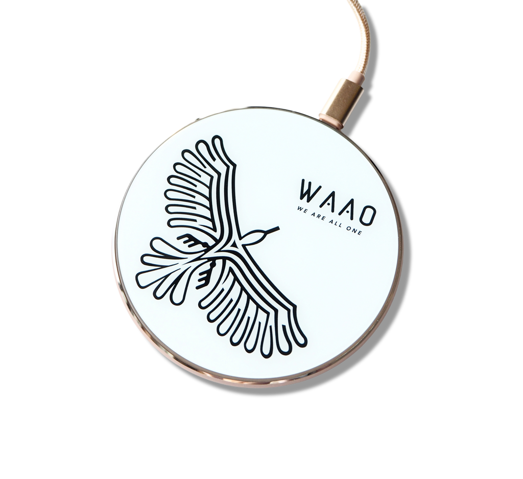WAAO Rose Gold LED Wireless Charger