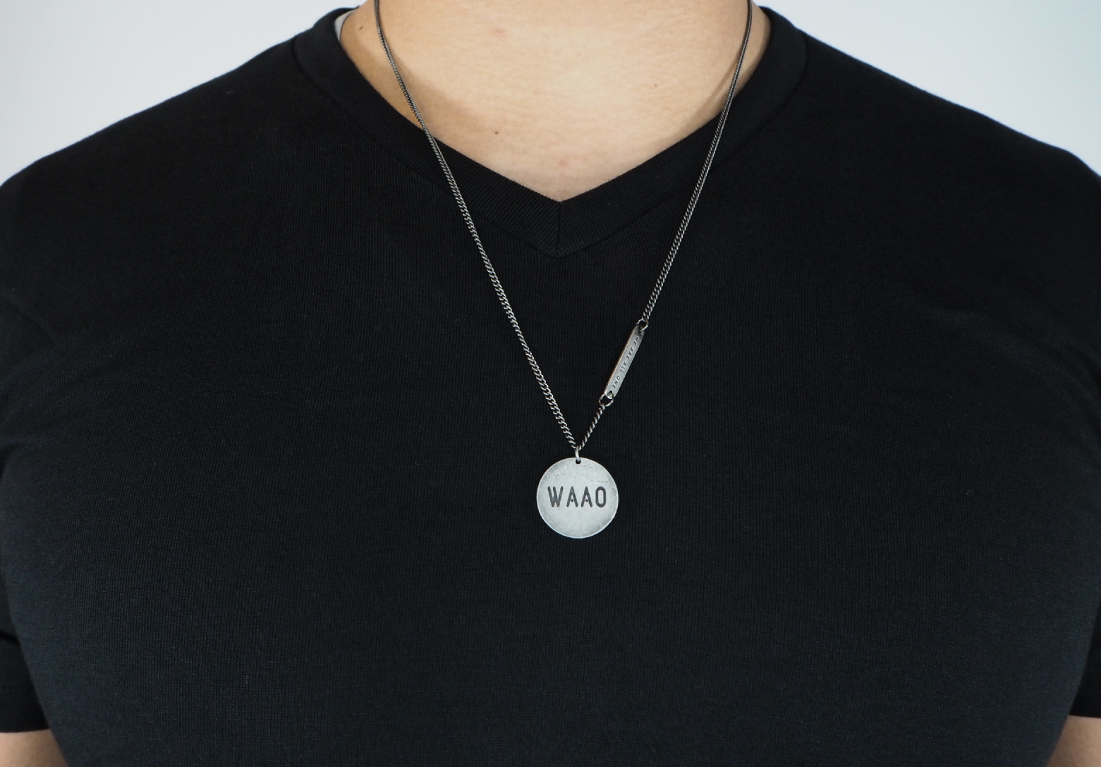WAAO "Awareness" Necklace - Ancient Gray