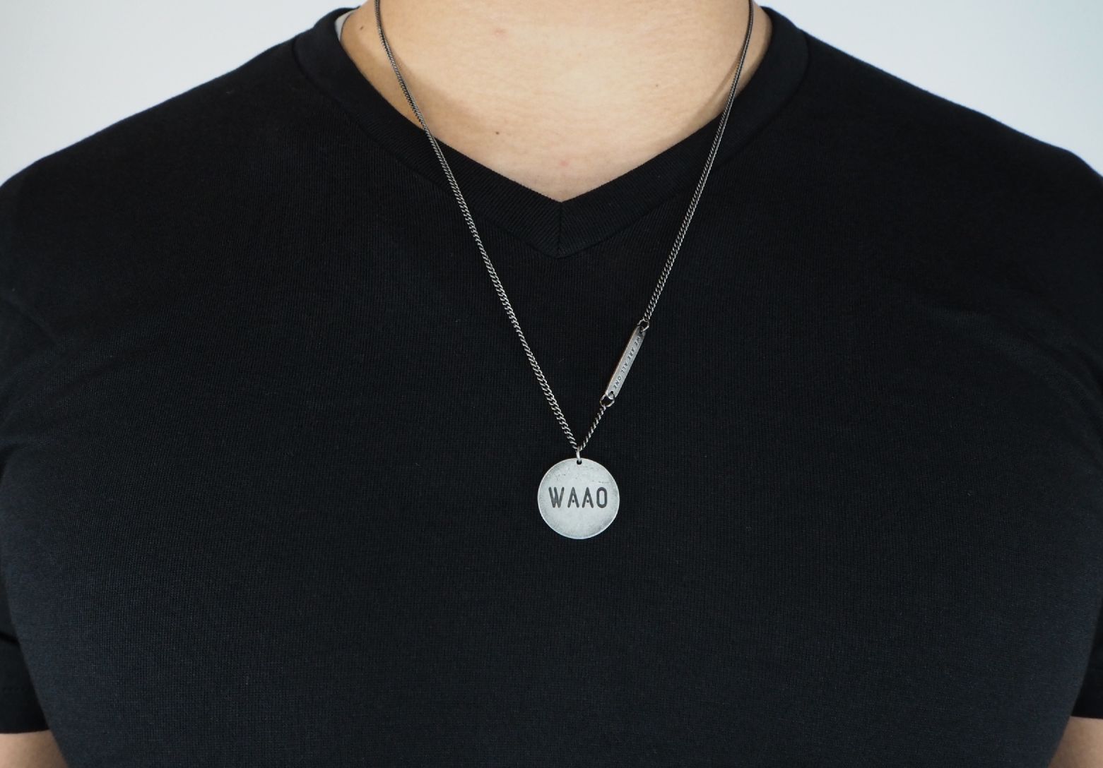 WAAO "Awareness" Necklace - Ancient Grey