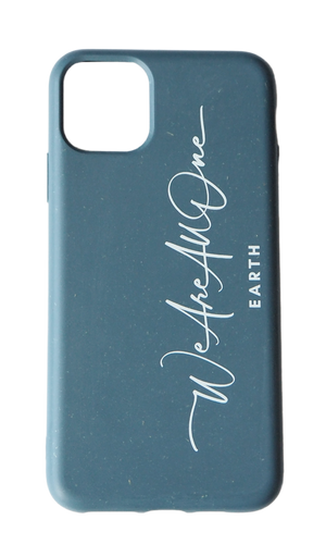 "We Are All One" Eco-friendly Blue Phone Case