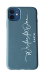 "We Are All One" Eco-friendly Blue Phone Case