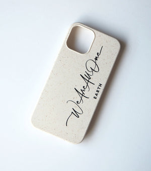 "We Are All One" Eco-friendly White Phone Case