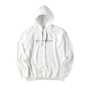 "We Are All One" Vintage White Hoodie
